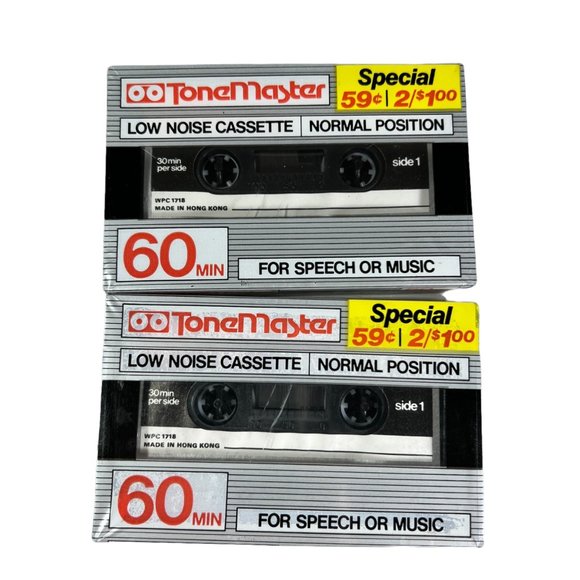 ToneMaster Low Noise Cassette - Set of 2 NEW IN PACKAGE - Picture 2 of 5
